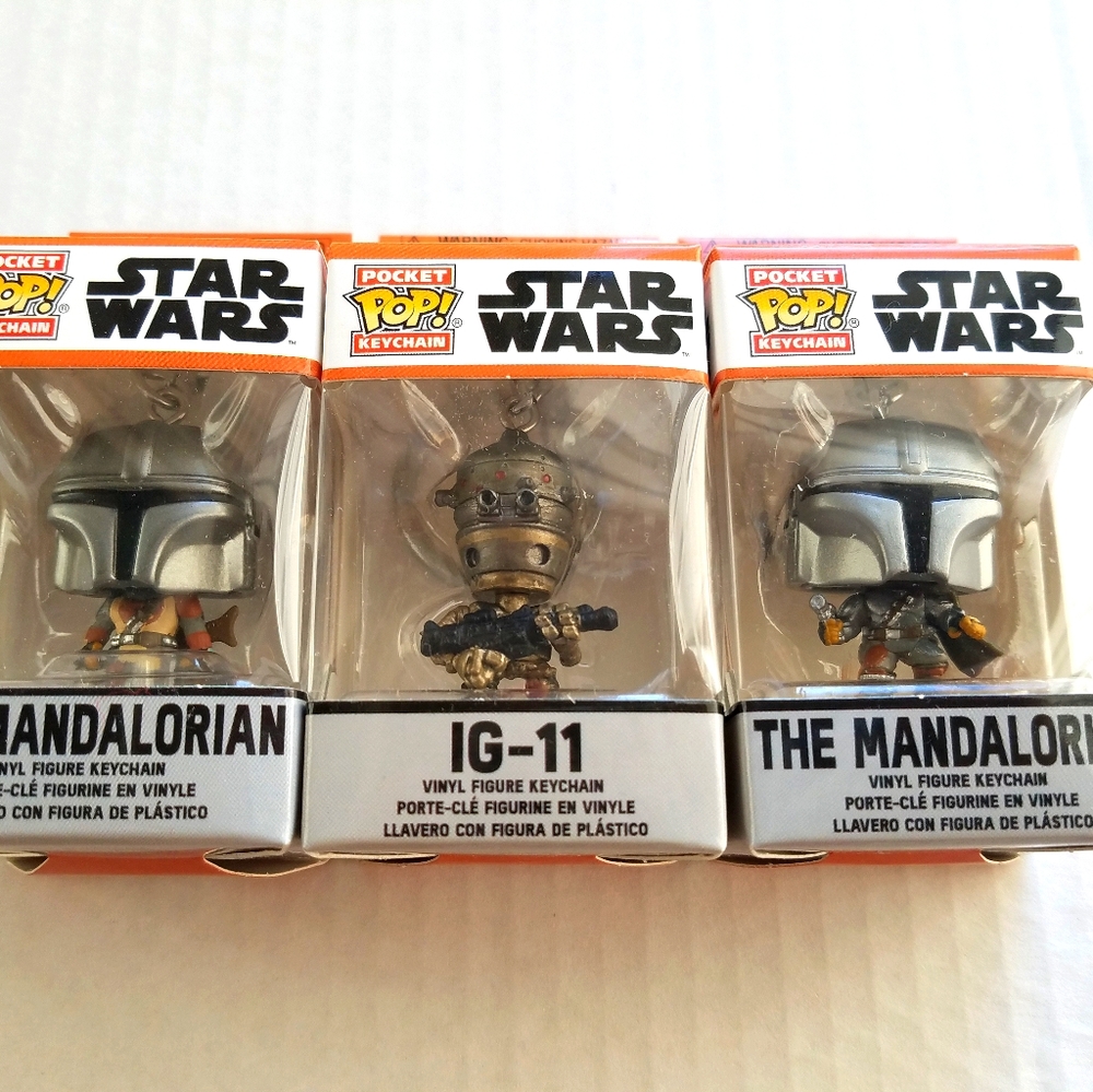 Funko Pop! MANDO & IG-11 Keychains